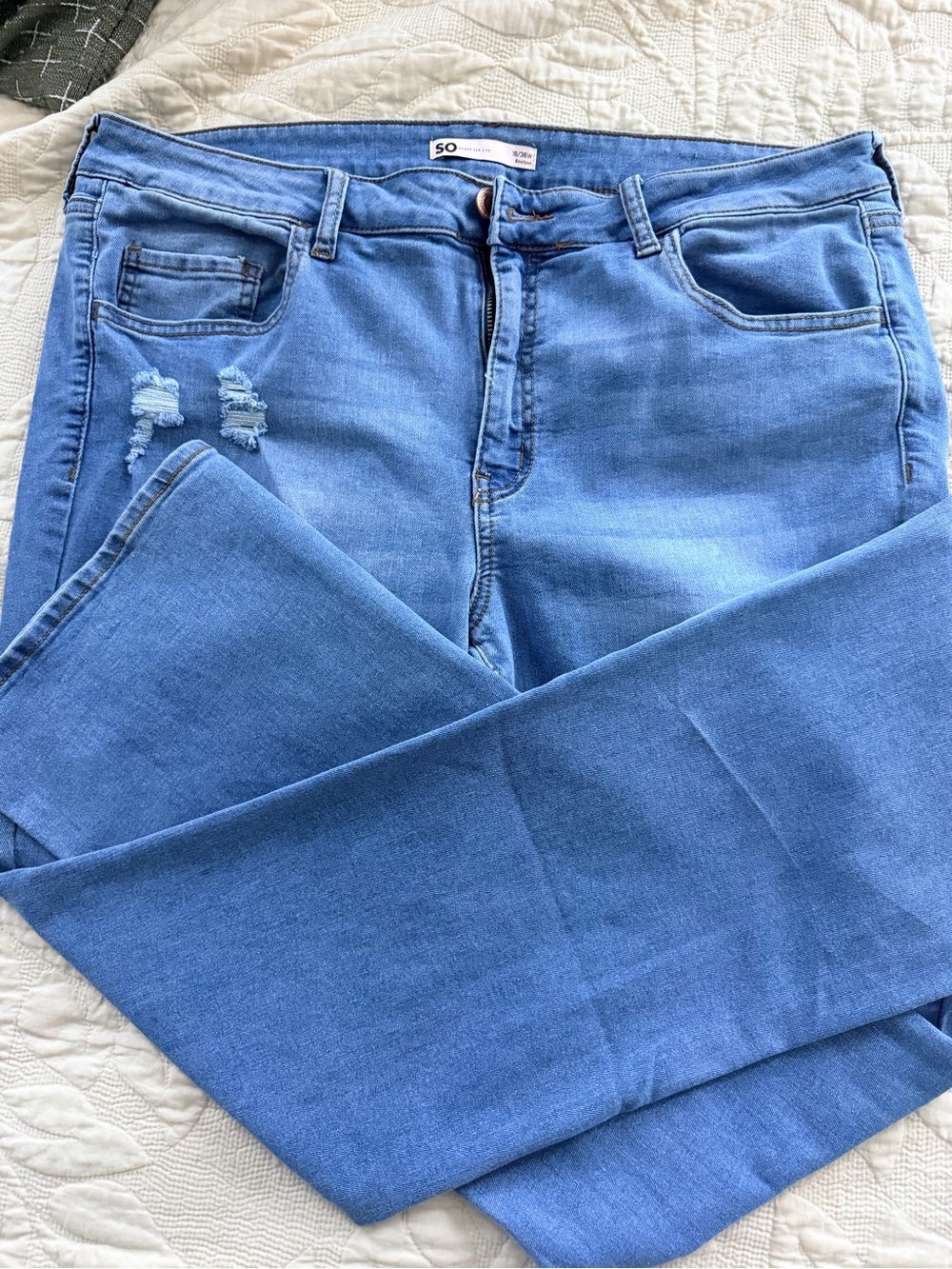 SO Light Blue Women’s Bootcut Size 18